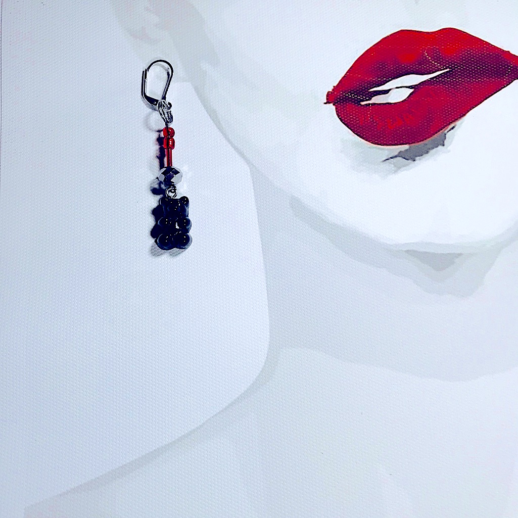 Goth Gummy Candy Theme Earrings